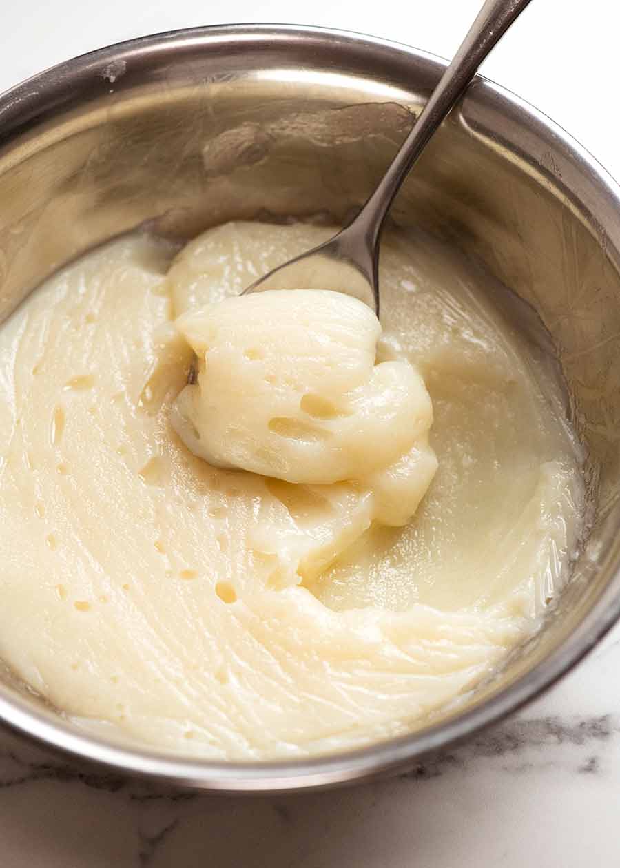 Making Fluffy Vanilla Frosting - Ermine Frosting