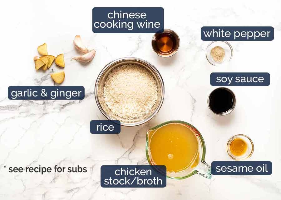 Chinese Rice Soup quick and easy RecipeTin Eats