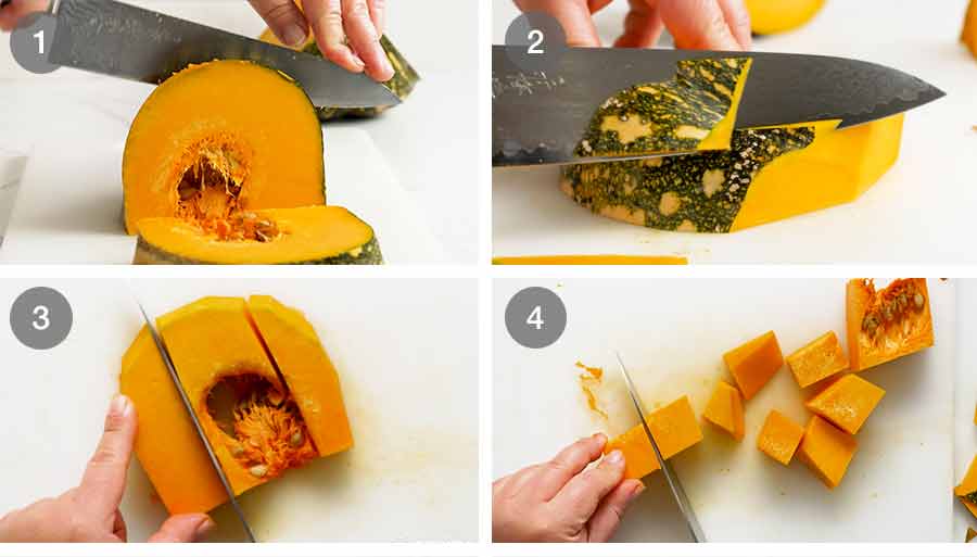 How to cut pumpkin