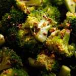 Close up of New York Times Broccoli Salad