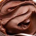 Close up of Chocolate Ganache