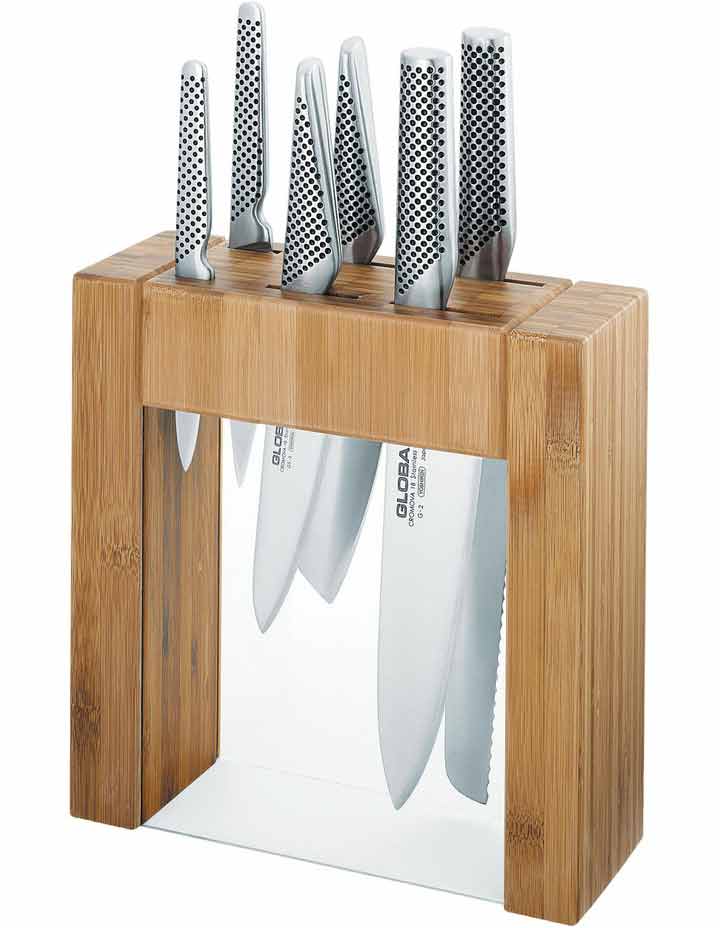 Global 7 piece Ikasu knife set