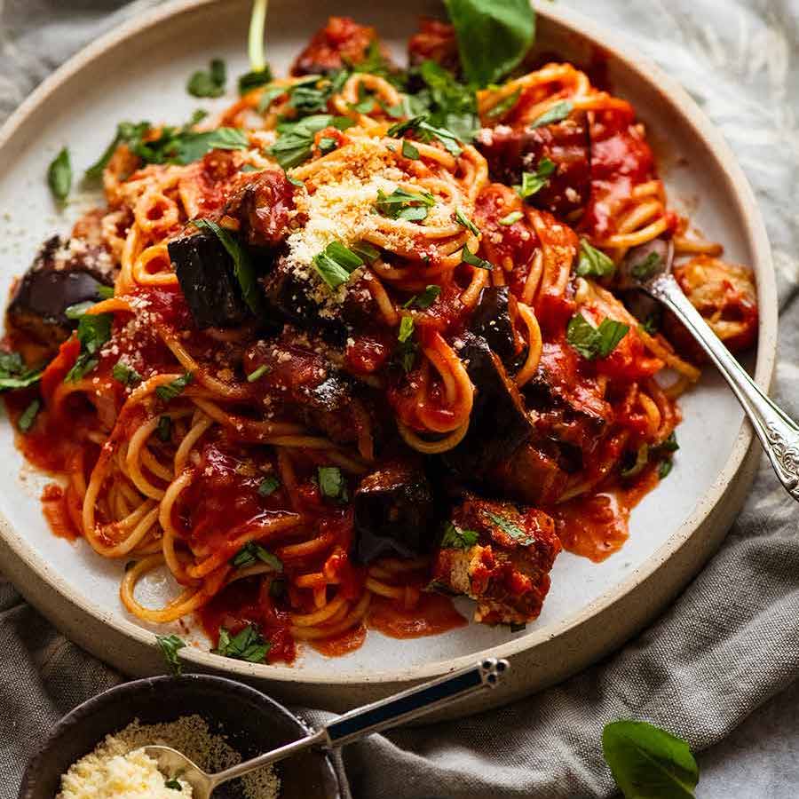 Pasta alla norma (Eggplant pasta) | RecipeTin Eats