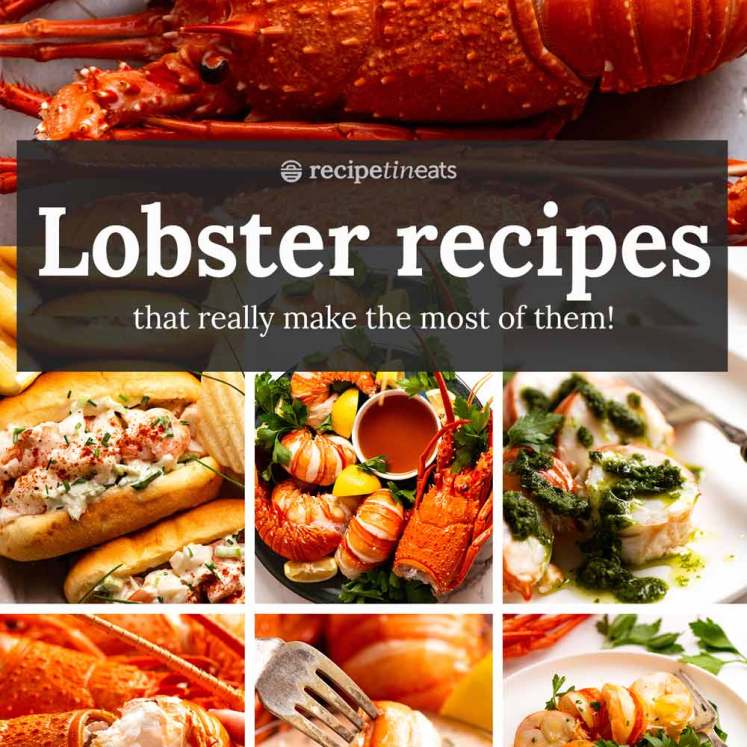 Lobster recipes - cooked lobster and crayfish