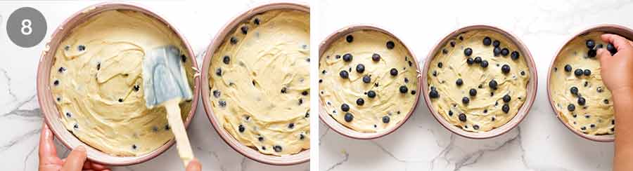 How to make Blueberry Cake with Lemon Cream Cheese Frosting