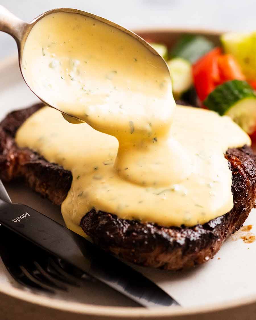 Béarnaise Sauce – world’s finest steak sauce | RecipeTin Eats