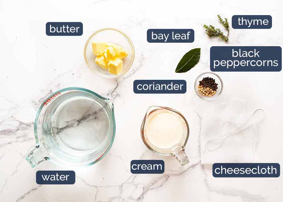 Ingredients in Celeriac Soup