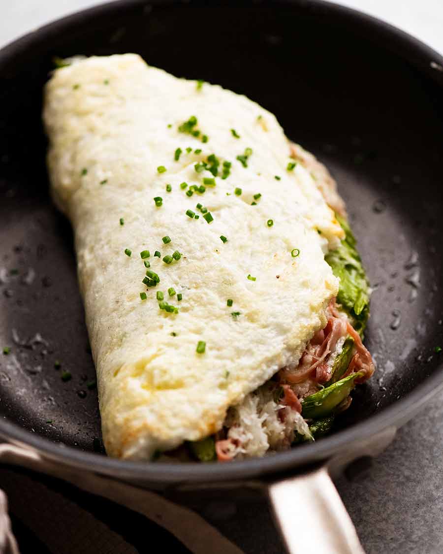 Fluffy Egg White Omelette (Soufflé-Style) | Recipetin Eats