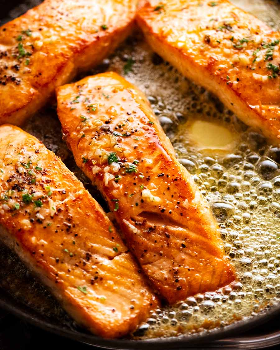 Garlic Er Salmon Recipe Recipetin