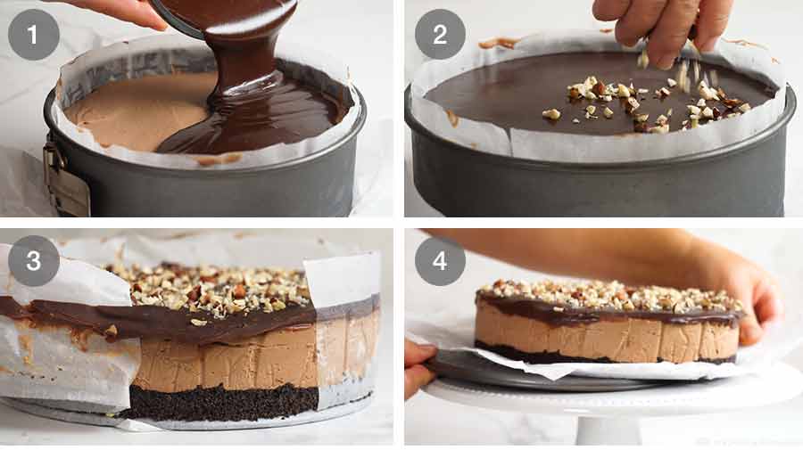 How to make Nutella Cheesecake (No Bake)