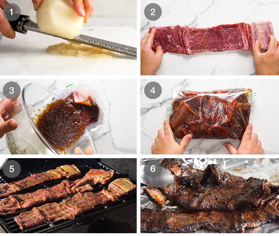 How to cook Korean BBQ Marinated Beef Short Ribs (Galbi)