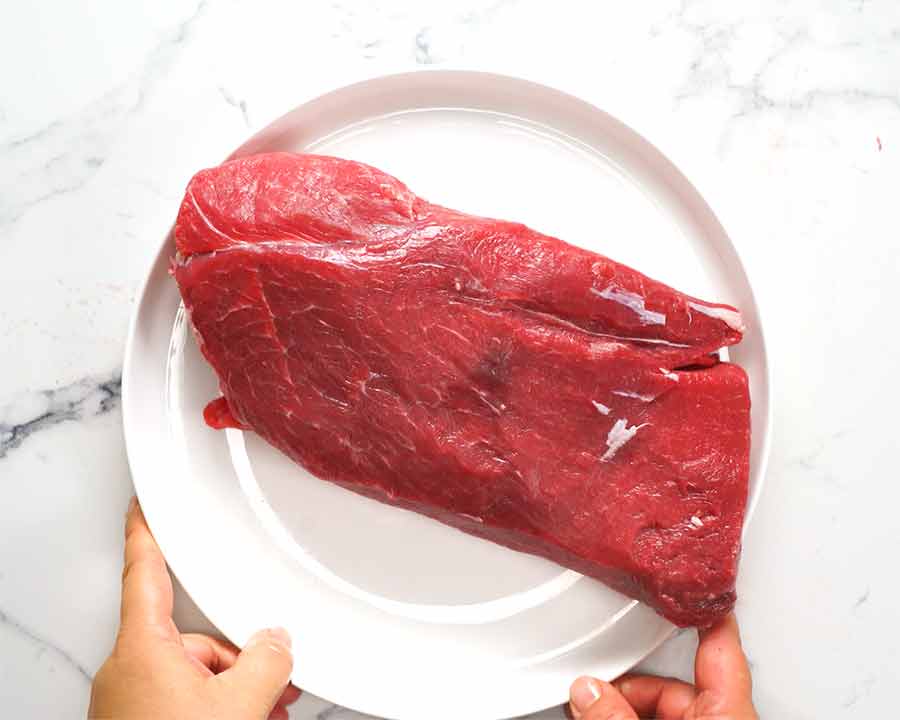Beef oyster blade (aka Flat Iron steak), best beef cut for Korean BBQ Marinated Beef Short Ribs (Galbi)