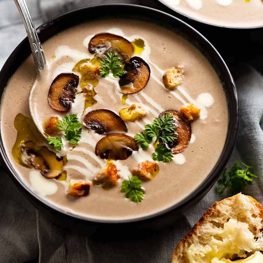 Mushroom Soup | RecipeTin Eats