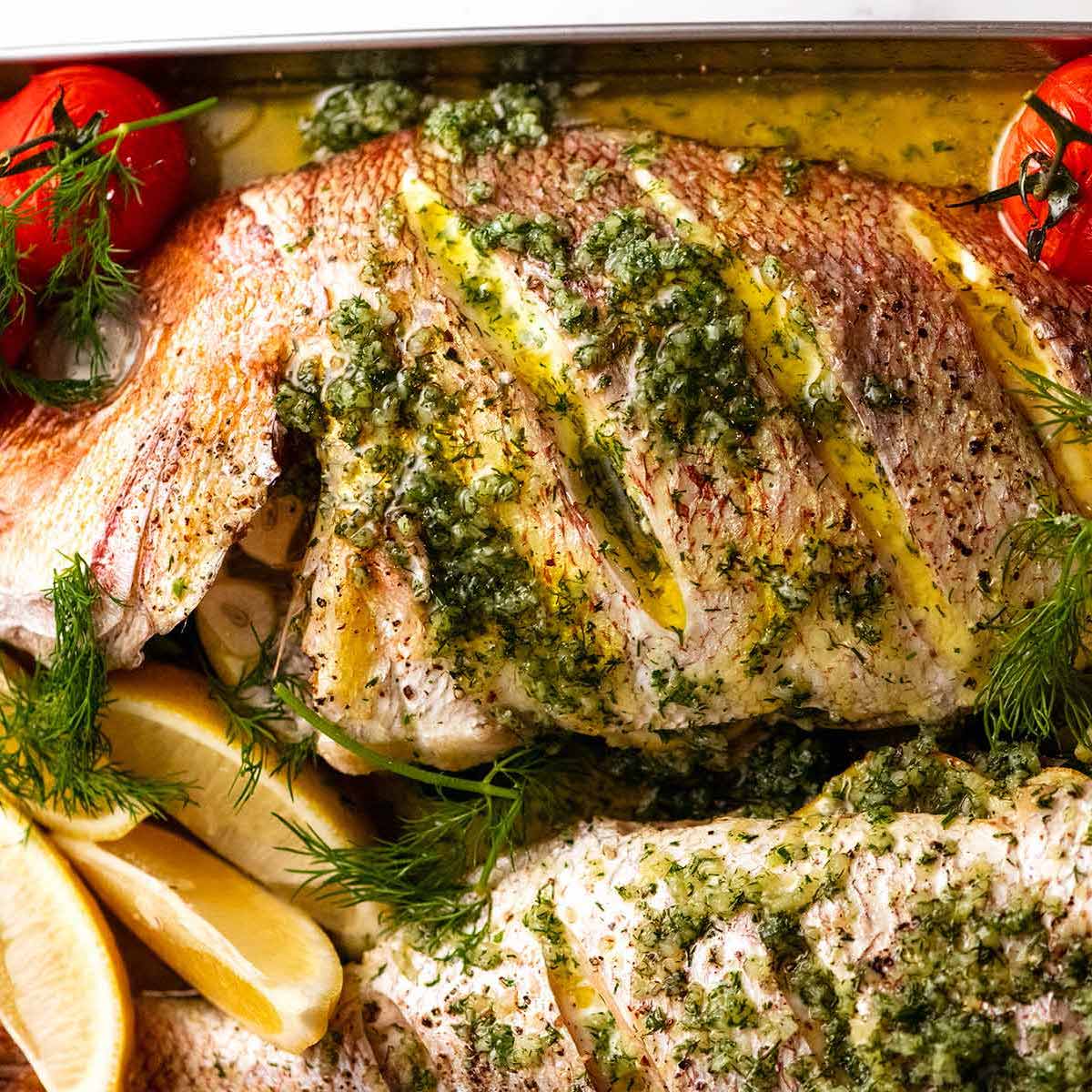 gourmet traveller whole baked fish
