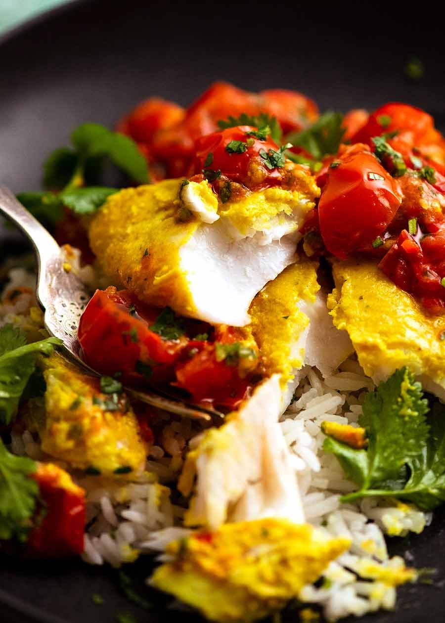 Golden Turmeric Fish (Indonesian) | RecipeTin Eats