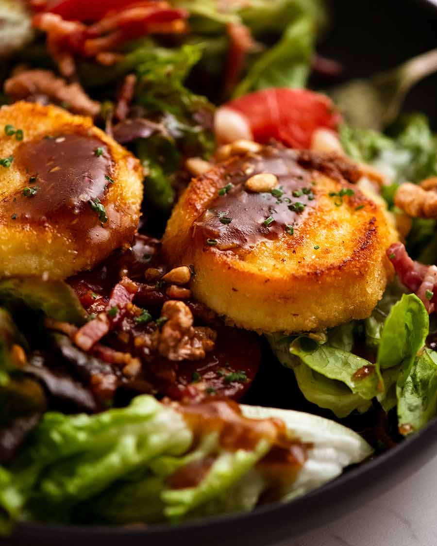 Warm French Goat&amp;#39;s Cheese Salad (Salade de Chêvre Chaud) | RecipeTin Eats