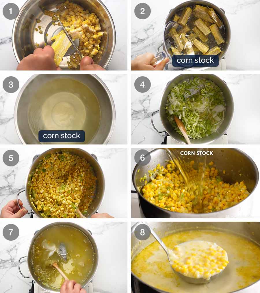 How to make Cold Corn Soup