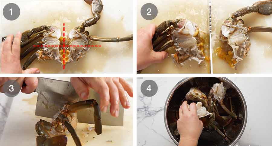 Cleaning and preparing crab 11b How to clean and cut a whole crab