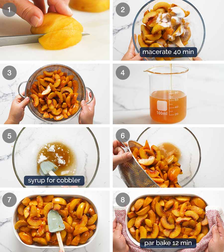 How to make Peach Cobbler