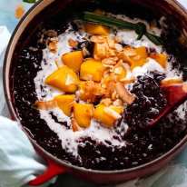 Thai Black Sticky Rice Pudding