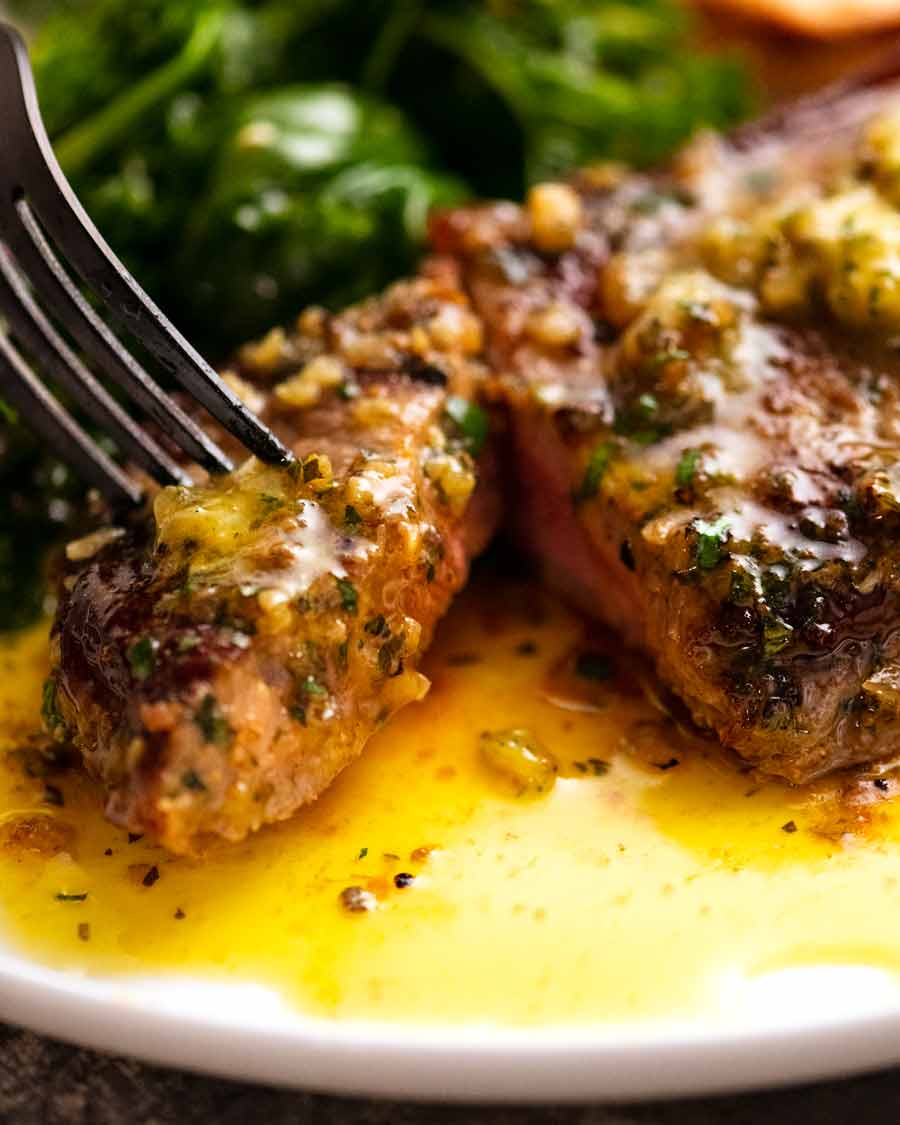 Café de Paris butter - sauce for steak | RecipeTin Eats