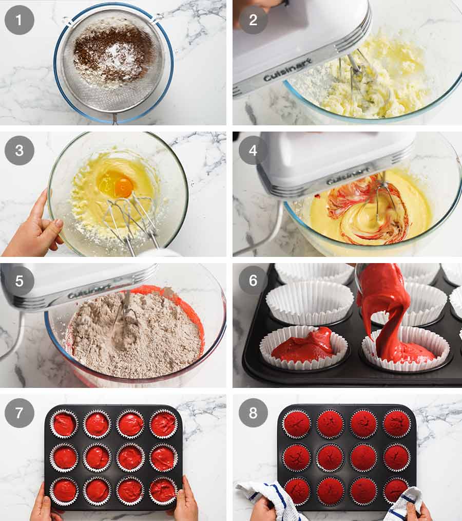 How to make Red Velvet Cupcakes