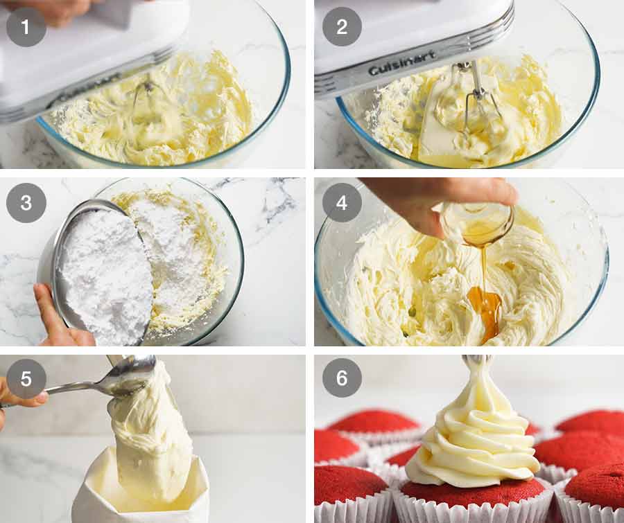 How to make Cream Cheese Frosting for Red Velvet Cupcakes