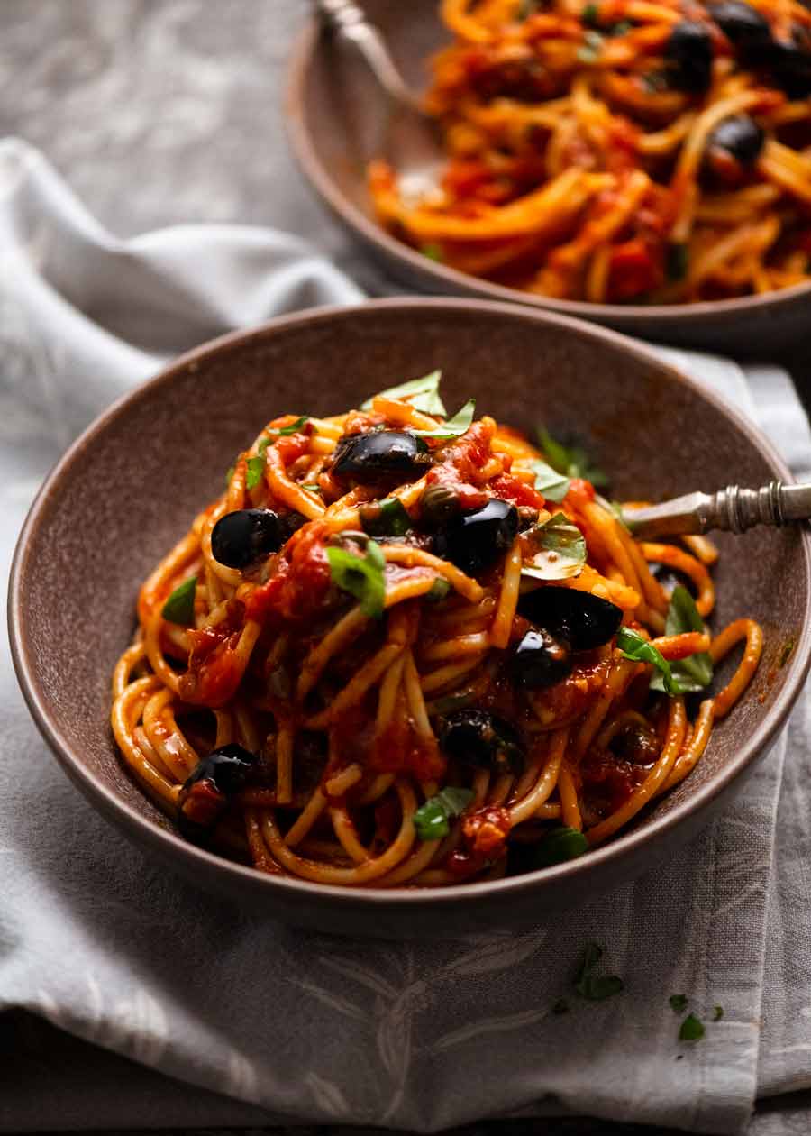 Spaghetti alla Puttanesca | RecipeTin Eats