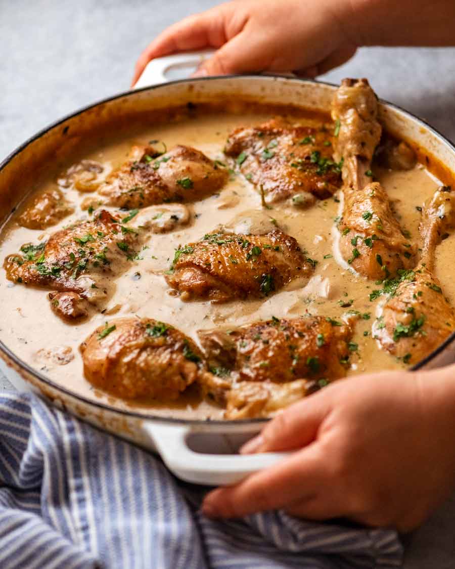 Chicken Fricassée (quick French Chicken Stew) | RecipeTin Eats