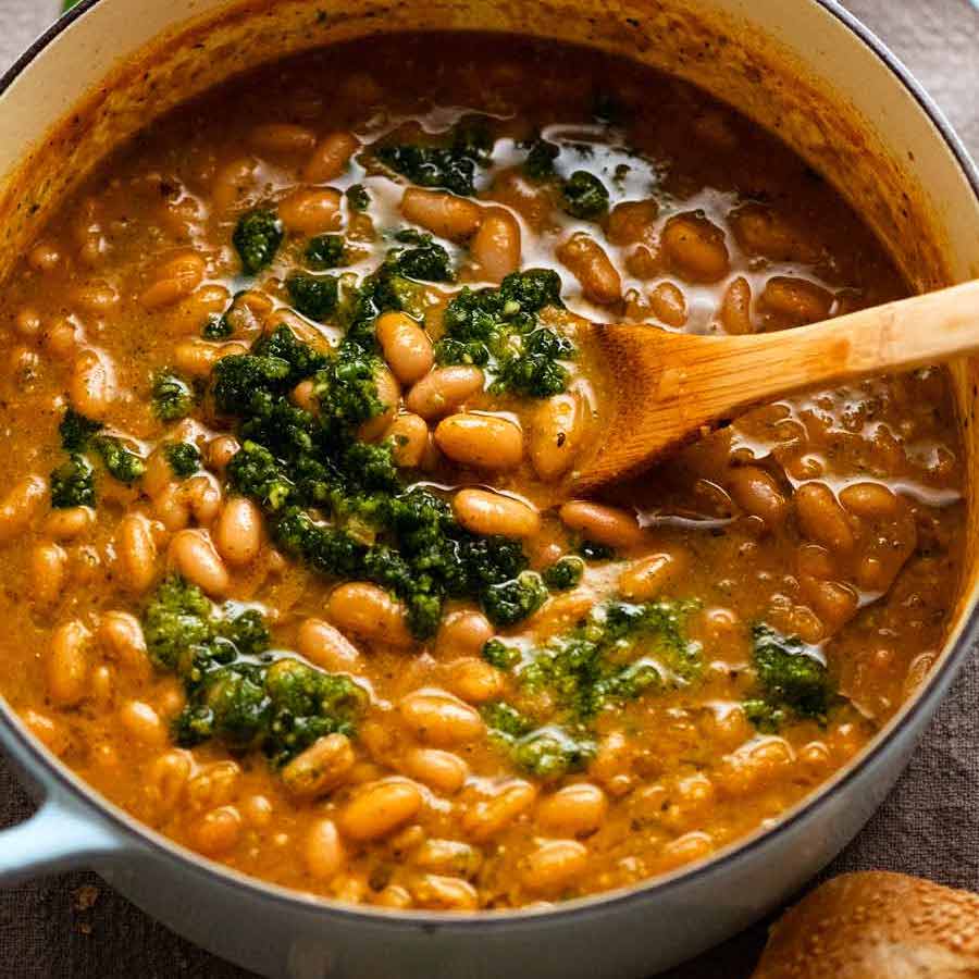 Bean Soup (El Bulli, world-famous restaurant) | RecipeTin Eats
