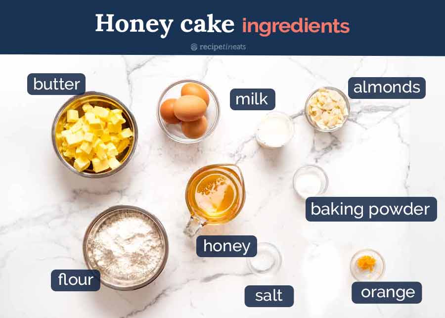 Ingredients in Honey Cake