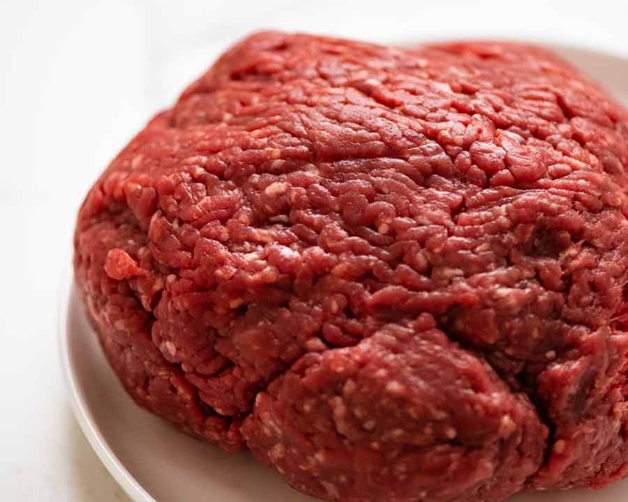 Beef mince / ground beef for burger patties