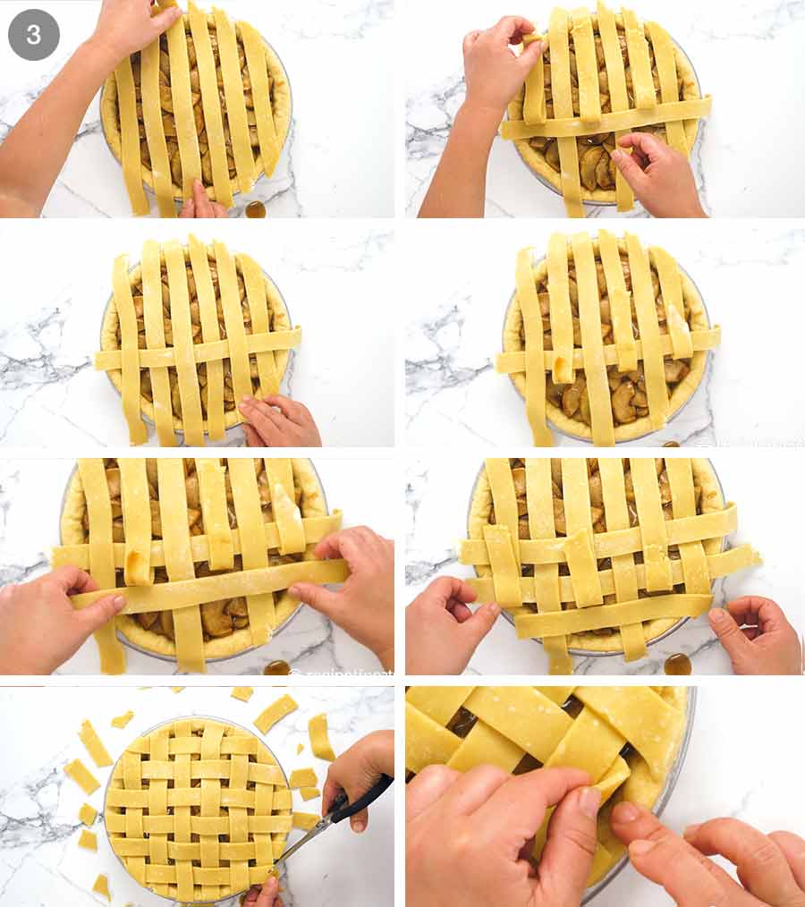 How to do lattice for apple pie 2