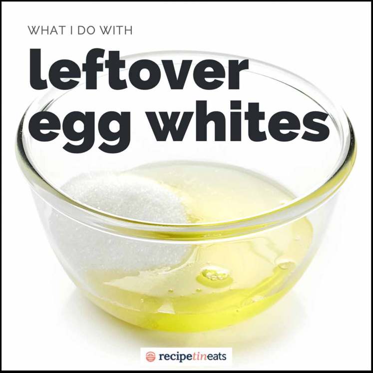 What I do with leftover egg whites