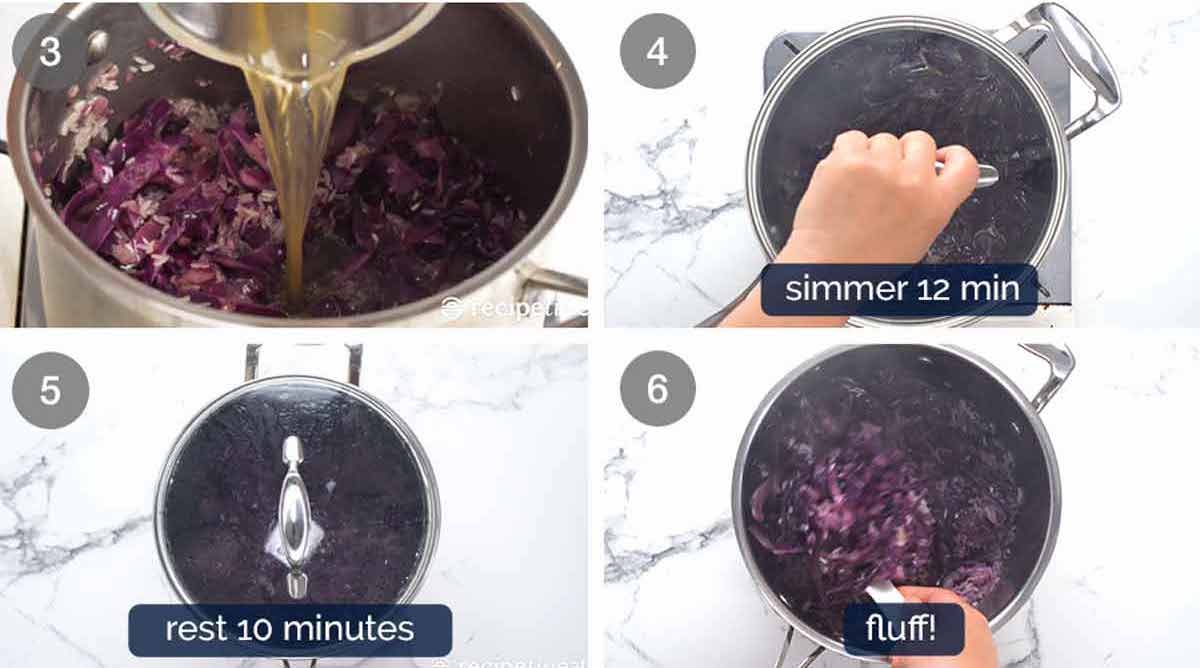 Hur man gör lila ris