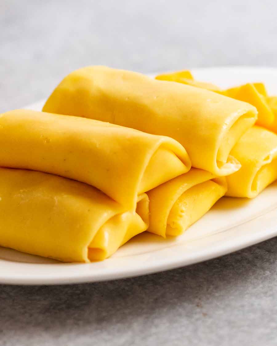 Stack of Mango pancakes