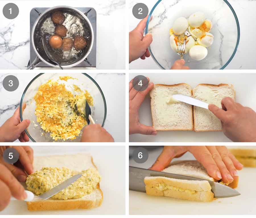 How to make an Egg sandwich