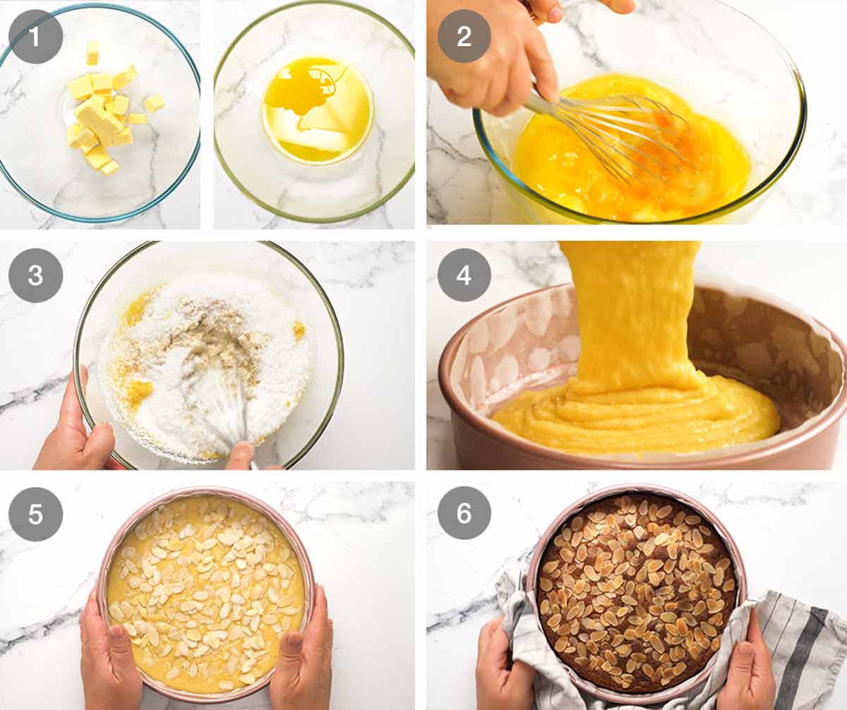 How to make Lemon coconut almond cake
