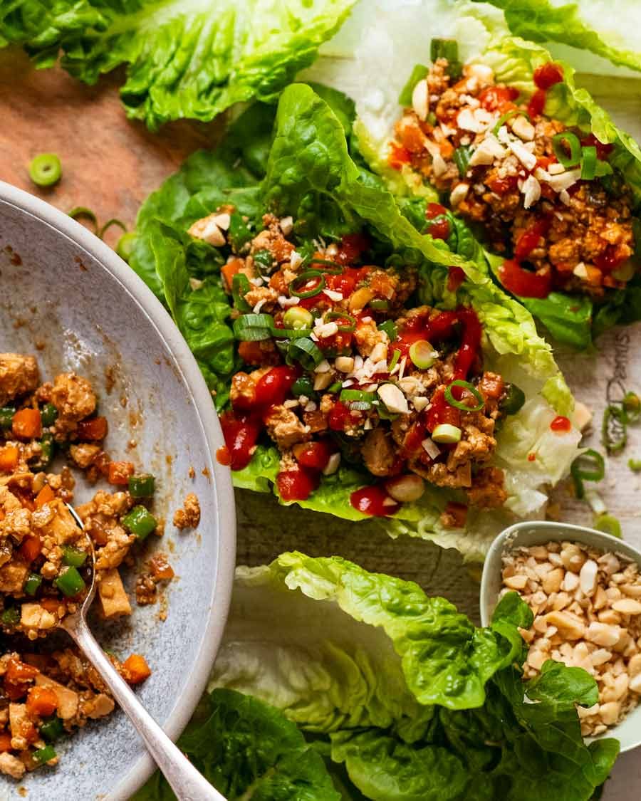 Chinese Lettuce Wraps (San Choy Bow ) | RecipeTin Eats