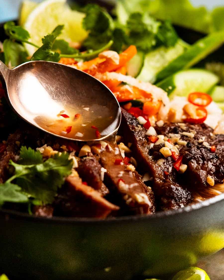 Vietnamese lemongrass pork noodle bowls (bun thit nuong) RecipeTin Eats