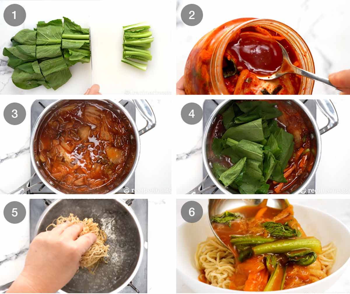 How to make Spicy Korean noodle soup