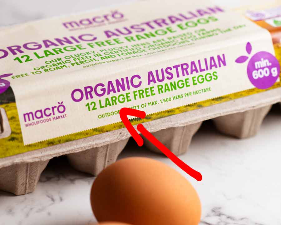 Large egg at room temperature - what this means