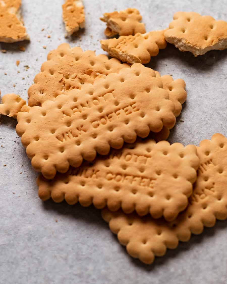 Biscuit for crumbs - Golden Gaytime popcorn - copycat recipe