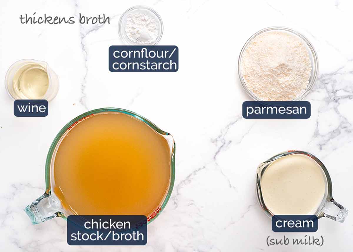 Ingredients in Creamy Tuscan Chicken Soup