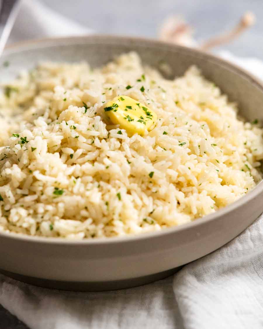 Bowl of Garlic rice