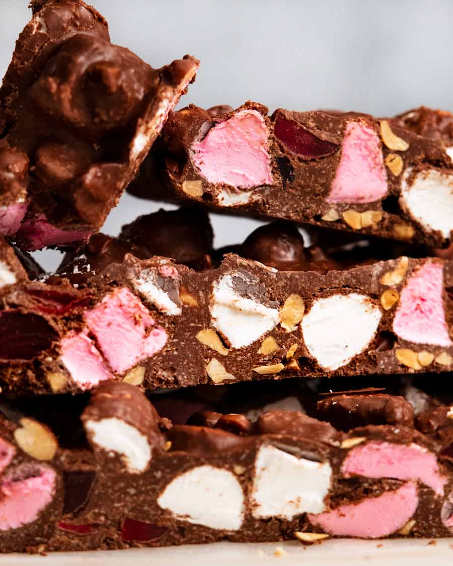 Stack of Rocky Road