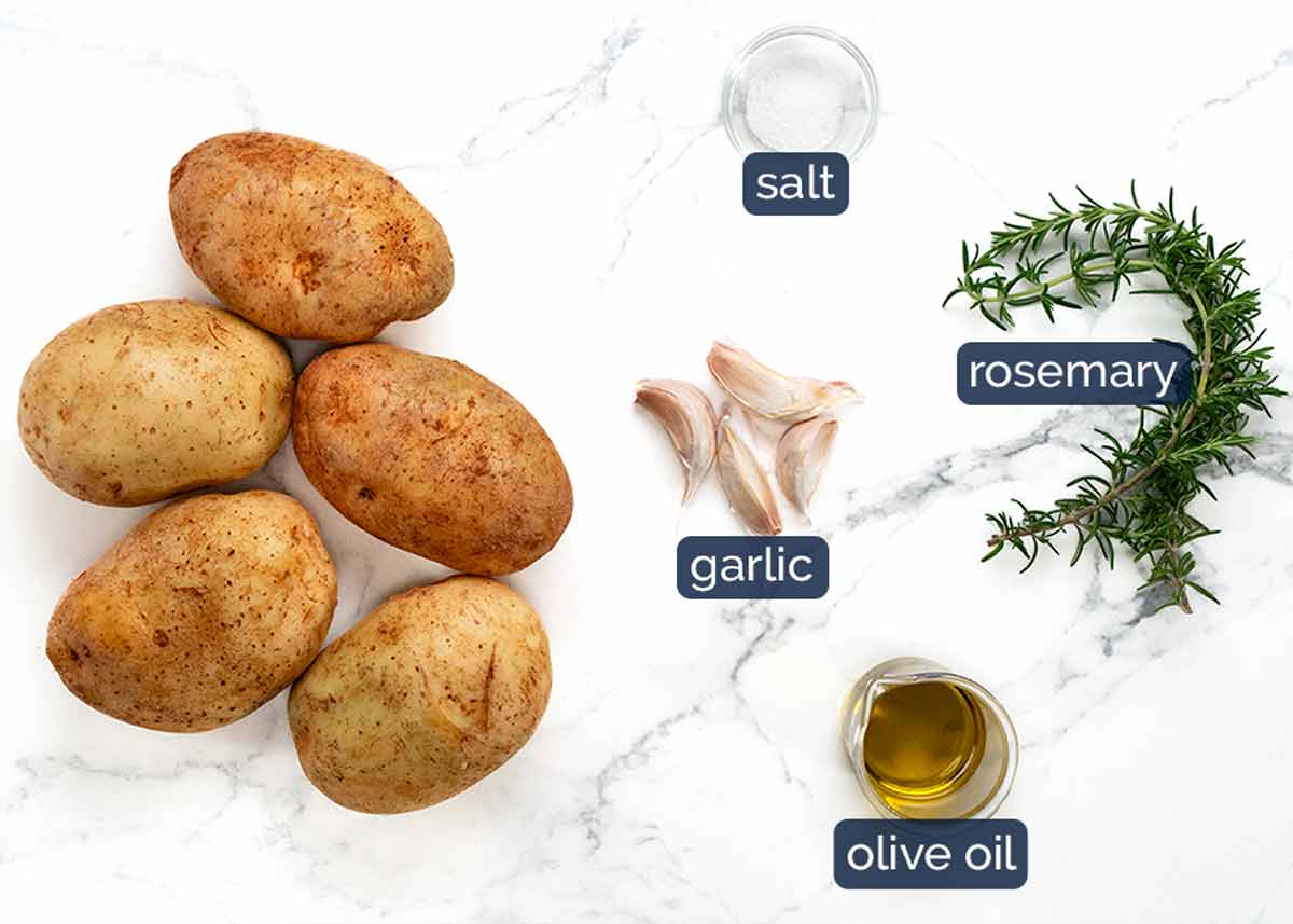 Hasselback potatoes ingredients