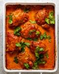 Freshly made One-pan Baked Butter Chicken
