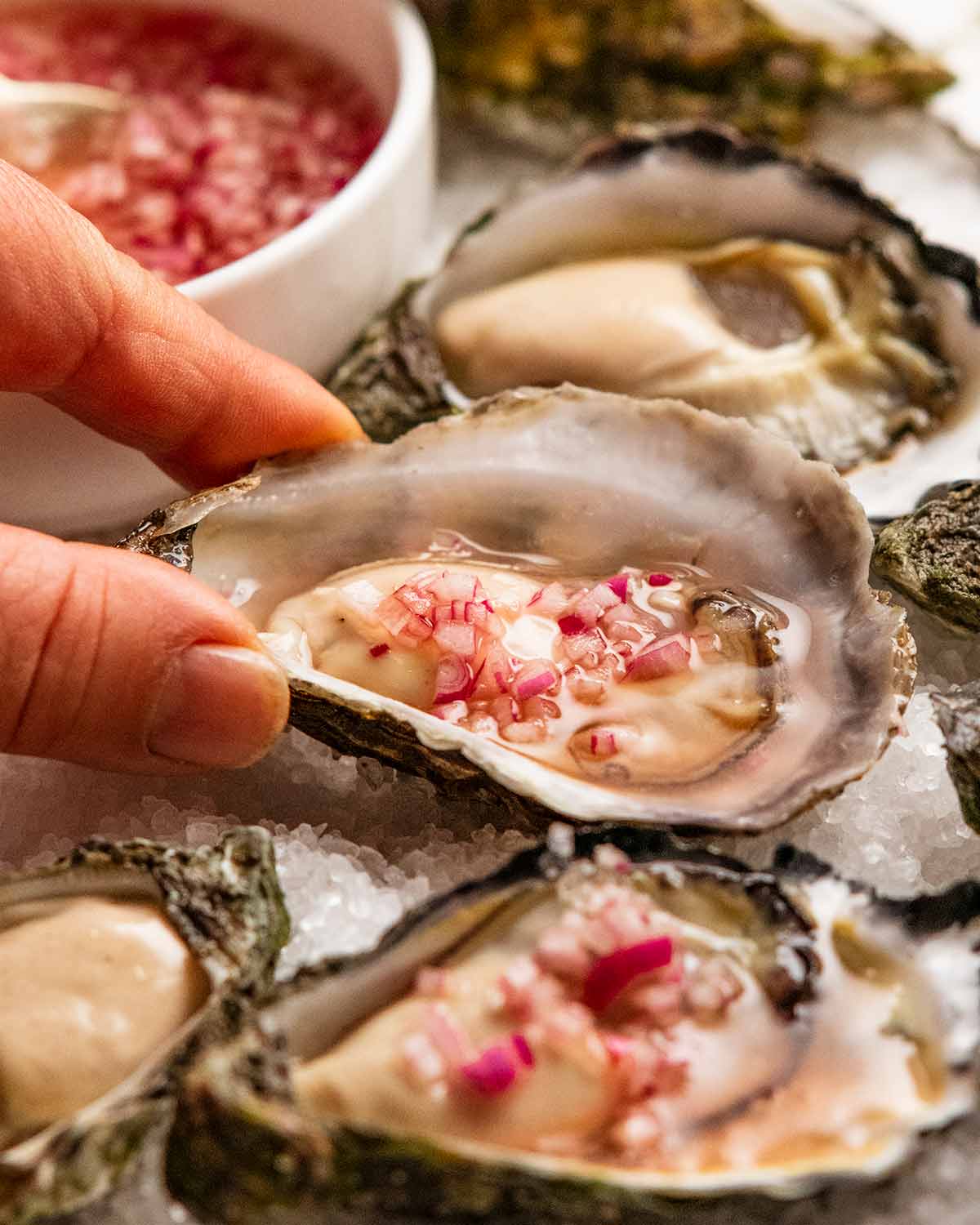 Mignonette sauce for oysters
