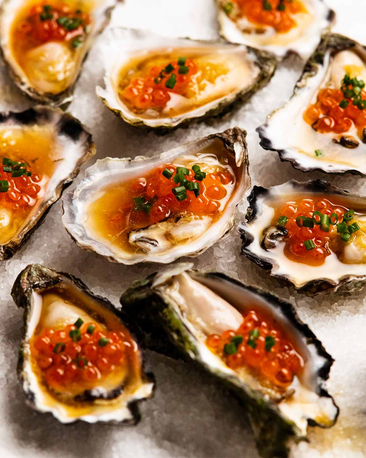 Tetsuya oysters with Japanese dressing
